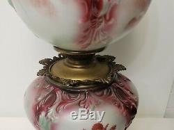 1890s Phoenix Consolidated Gone with the Wind Oil Lamp Victorian Hurricane GWTW