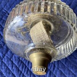 19th Century Oil Lamp With Shade