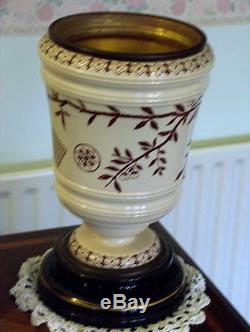 A GENUINE BRITISH RAJ 1800s VICTORIAN HINKS MILITARY OIL LAMP