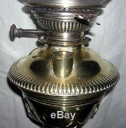 A Large Victorian Oil Lamp
