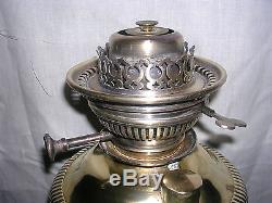 A Large Victorian Oil Lamp