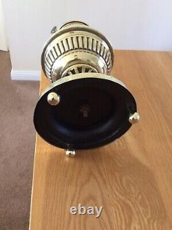 A Messenger Central Draught Oil Lamp and Original Shade