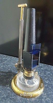 A Victorian Brass Microscope Oil Lamp By W. WATSON & SONS, London Rare