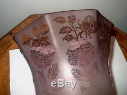 Antique Oil Lamp Shade (amethyst) Purple