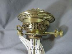 ANTIQUE VICTORIAN BRASS HINKS DUPLEX OIL LAMP BURNER RD No 97643
