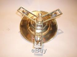 ART DECO HANGING / TABLE TOP / CEILING BRASS OIL LAMP, Rise and fall