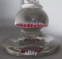 Amazingly Rare Antique Paperweight Oil Lamp