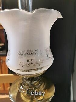 An Antique Victorian Hinks No. 1 Triple Oil Lamp