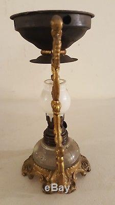 Antique 19th C. Victorian Quack Medicine Oil Lamp Vaporizor with Original Box