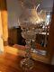 Antique Baccarat oil lamp 28 inch tall