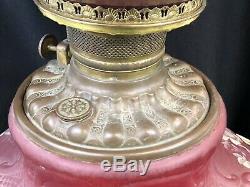 Antique Banquet Oil Lamp Gone with the Wind Oil Lamp with flowers