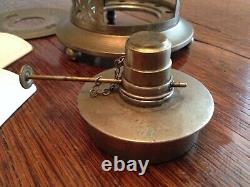 Antique Bisque Tile Lithophane Oil Lamp Tea/Coffee Warmer