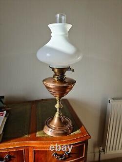 Antique Brass Oil Lamp Hinks No2