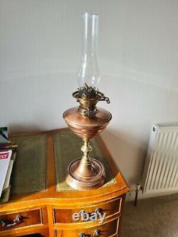 Antique Brass Oil Lamp Hinks No2