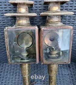 Antique Carriage Oil Lamps By Lime House Lamp Company Working