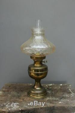 Antique Duplex Brass Oil Lamp