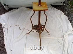 Antique Electrified Victorian Floor Standing Oil Lamppickup Onlyno Shipping
