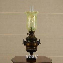 Antique French Victorian Renaissance Oil lamp vase Bronze Claude Ballin 19th c