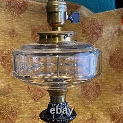 Antique Hinks & Sons Victorian Electric Brass Oil Light Lamp Arts & Crafts Iron