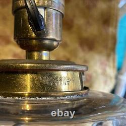 Antique Hinks & Sons Victorian Electric Brass Oil Light Lamp Arts & Crafts Iron