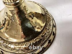 Antique Oil Lamp Brass Albion Lamp Co Birmingham Single Wick Burner