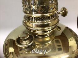 Antique Oil Lamp Defries Safety Oil Lamp Brass Central Draft Burner