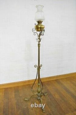 Antique Oil Lamp Standard Oil Lamp Telescopic Floor Lamp