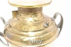 Antique Rochester Oil Lamp Brass Converted Electric Pat 1884 Gone With The Wind