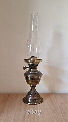 Antique SHS SAMUEL HEATH & SONS Duplex Brass Oil Lamp Base