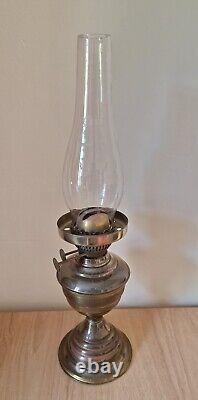 Antique SHS SAMUEL HEATH & SONS Duplex Brass Oil Lamp Base