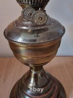 Antique SHS SAMUEL HEATH & SONS Duplex Brass Oil Lamp Base