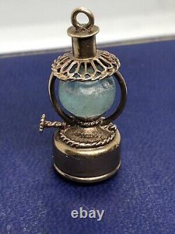 Antique Victorian 9CT Gold Oil Lamp Charm Pendant Hallmarked