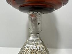 Antique Victorian British Made Oil Lamp Heavy
