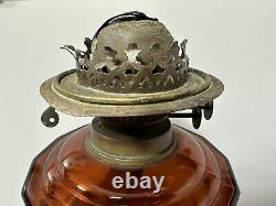 Antique Victorian British Made Oil Lamp Heavy