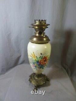 Antique Victorian Duplex Hinks Oil Lamp