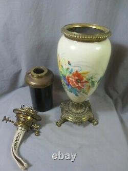 Antique Victorian Duplex Hinks Oil Lamp