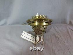 Antique Victorian Hinks No. 2 brass oil lamp burner