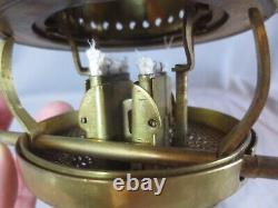 Antique Victorian Hinks No. 2 brass oil lamp burner