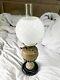 Antique Victorian Lux Way 1884 Oil Lamp Including Shade Lampe Belge