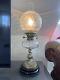 Antique Victorian Maple Hunks Patent Oil Lamp Converted To Electric