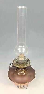 Antique Victorian Messengers Duplex Telescopic Standard Oil Lamp