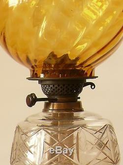 Antique Victorian Oil Lamp Duplex Best British Make