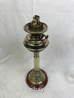 Antique Victorian Oil Lamp, Duplex, Veritas Lamp Works, England