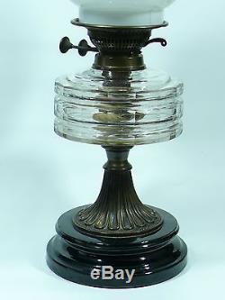 Antique Victorian Oil Lamp Duplex Wright& Butler Birmingham