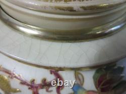 Antique Victorian Royal Worcester Hinks Oil Lamp