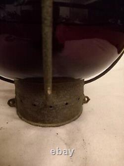 Antique Victorian Storm Lantern. Grimsby Co. Ltd