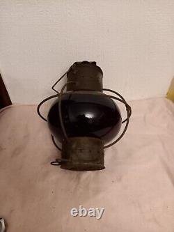 Antique Victorian Storm Lantern. Grimsby Co. Ltd