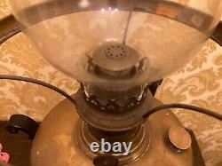Antique Victorian oil lamp