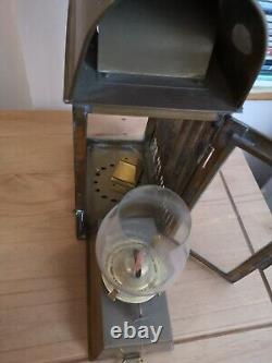 Antique / Vintage Brass Carry Handle / Wall Hung / Carriage Oil Lamp Lantern