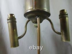 Antique Vintage Coverted To Electric Oil Lamp Pat Tested Ready To Use